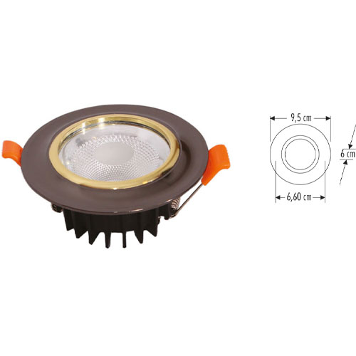 5W LED Downlight Spot Fixture - Image 2